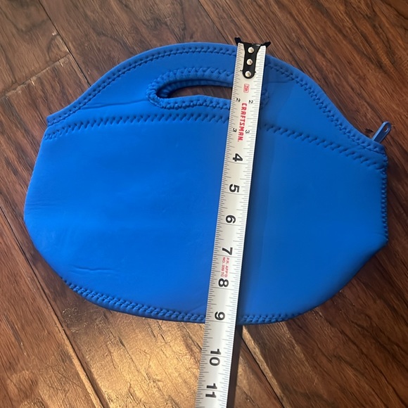 Byo by Built Rambler blue lunch bag zipper closure insulated with carry handles - Picture 7 of 8